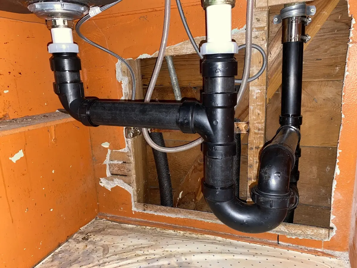 Professional Plumbing Inspection equipment and tools on the job in Greenport